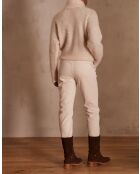 Sabil P Hose aus natürlichem Samt