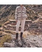 Sabil P Hose aus natürlichem Samt