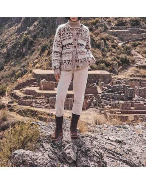 Sabil P Hose aus natürlichem Samt