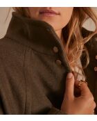 Alpha M khakifarbener Mantel