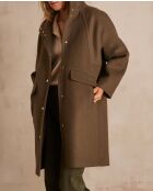 Alpha M khakifarbener Mantel