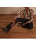 Pamela Bootcut zwarte broek