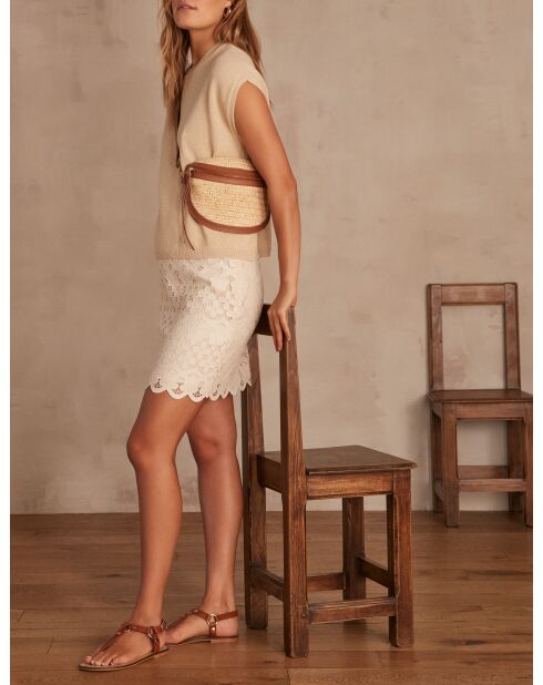 Bamboo J Spitzenrock mit Schnürung