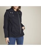 Marineblauer Trenchcoat Flora Tr