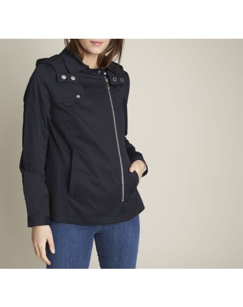 Marineblauer Trenchcoat Flora Tr