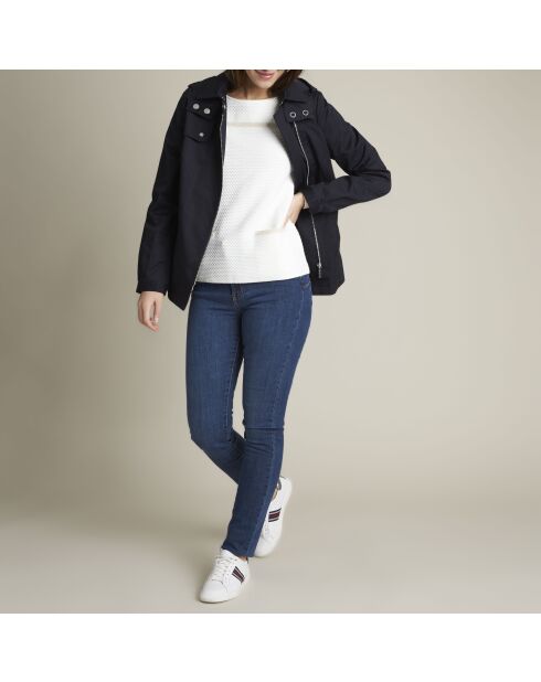 Marineblauer Trenchcoat Flora Tr