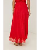 Jupe Mirella 100% Lin rouge