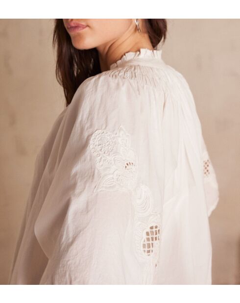 Blouse Sacha Bl Broderie écru