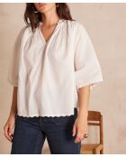 Blouse Sacha Bl Broderie écru