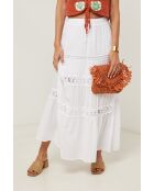 Jupe Anaya 100% Coton blanche