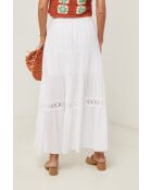 Jupe Anaya 100% Coton blanche