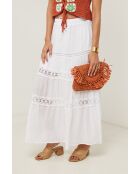 Jupe Anaya 100% Coton blanche