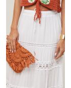 Jupe Anaya 100% Coton blanche