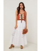 Jupe Anaya 100% Coton blanche