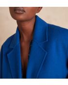 Fabien Double Face blauer Mantel