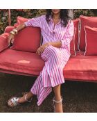 Blassrosa Prune P Stripe Hose