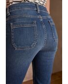 Dunkelindigofarbene Nalla Jeanshose