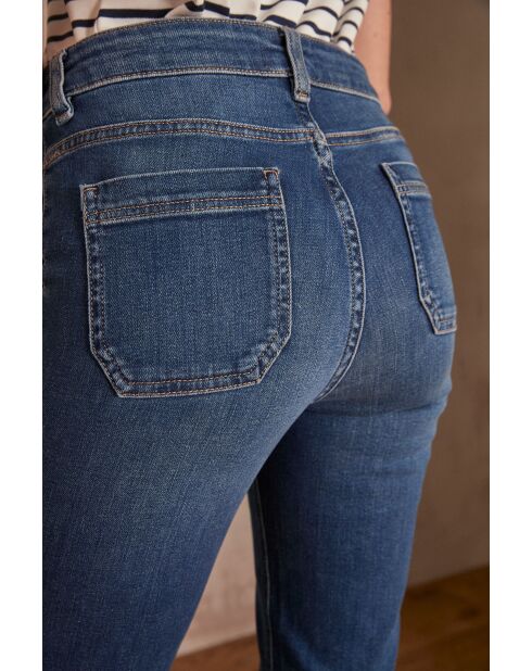 Dunkelindigofarbene Nalla Jeanshose