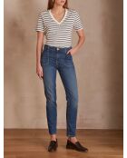 Dunkelindigofarbene Nalla Jeanshose