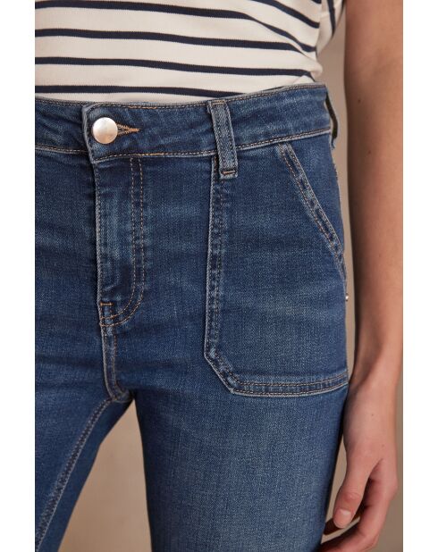 Dunkelindigofarbene Nalla Jeanshose