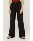 Pantalon Zélie 100% Lin noir