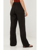 Pantalon Zélie 100% Lin noir
