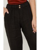 Pantalon Zélie 100% Lin noir