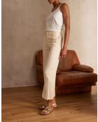 Cremefarbene Hose Bret P Uni