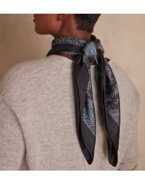 Foulard Encre canard foncé
