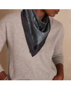 Foulard Encre canard foncé