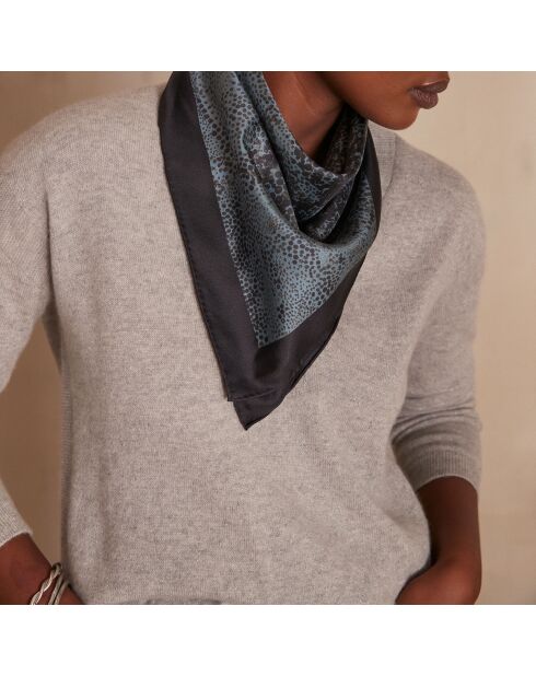 Foulard Encre canard foncé
