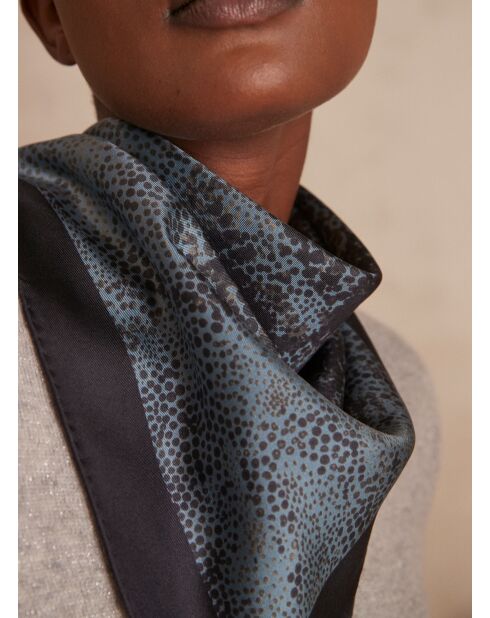 Foulard Encre canard foncé