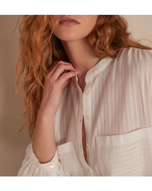 Caroline Bl witte blouse