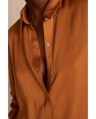 Blusa Carla Ch in satin ocra