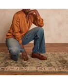 Blusa Carla Ch in satin ocra