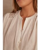 Carolane Bl Uni-Stringbluse