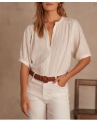 Carolane Bl Uni-Stringbluse