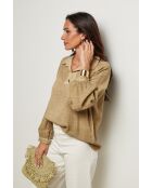 Top Yolina 100% Coton camel