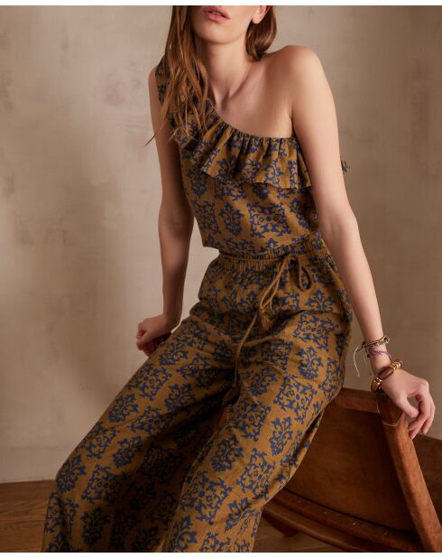 Blusa Pitt Bl con stampa a olive