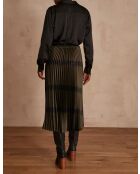 Barbara J Faltenrock mit Blättern