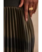 Barbara J Faltenrock mit Blättern