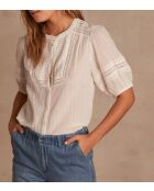 Chantal Bl cremefarbene Bluse