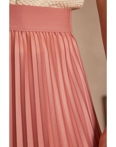 Darcy J Faltenrock in gefrostetem Rosa