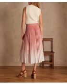 Darcy J Faltenrock in gefrostetem Rosa