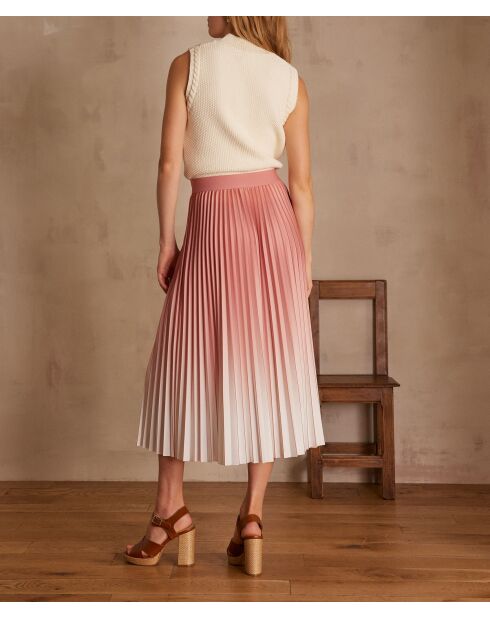 Darcy J Faltenrock in gefrostetem Rosa