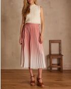 Darcy J Faltenrock in gefrostetem Rosa