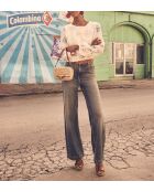 Leicht gewaschene Jeanshose Lisa, groß