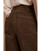 Kaki fluwelen broek Luna P