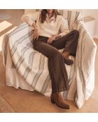 Kaki fluwelen broek Luna P