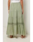 Jupe Anaya 100% Coton verte